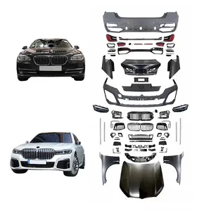 สูงFitment 2009-2015 7 Seriesรถกันชนด้านหลังFender BodykitสําหรับF02 อัพเกรดเป็นG12 Lci 2021 Body Kit