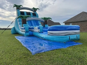 Tobogán Inflable al Mejor Precio, Parque Infantil Comercial de PVC, Castillo Inflable para Niños, Tobogán Acuático, Piscina de Pelotas - Product Image 2