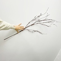 C171 Mousse Plante Artificielle + Branches PE Sans Feuilles Arbre Sec Artificiel pour la Décoration de Centres de Table de Mariage