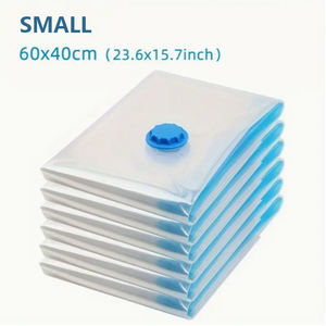 Almacenamiento y organización en el hogar Bolsas de almacenamiento de compresión al vacío Foldig transparentes para armario Bolsas impermeables para ahorrar espacio - Product Image 2