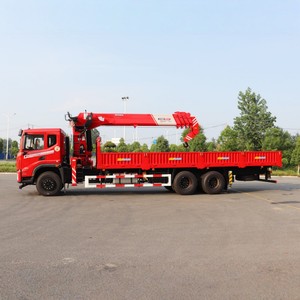 Camion-grue télescopique fiable Dongfeng 6x4 de 12 à 14 tonnes avec flèche longue pour la construction - Product Image 5