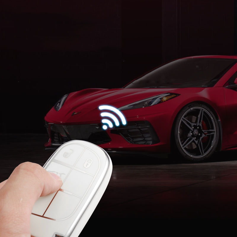 For JEEP TPU Car Key Case Bag Cover - Protective Silica Gel Fob Protector