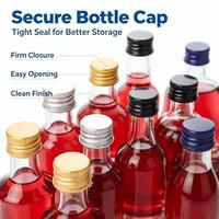 Minuman Beralkohol 30ml, Jus, Minuman Keras, Anggur, Wiski, Botol Sampel Mini Kecil dengan Tutup Sekrup