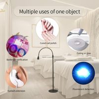 Lampe UV à pédale pour séchage rapide des extensions de cils, du nail art, de la colle à tatouer et pour usage en salon de beauté