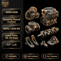 Pièces moulées en fonte ductile haute performance EN-GJS-500-7 pour machines de transmission de charges lourdes – Production OEM professionnelle