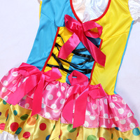 Costume d'Halloween Clown Cosplay Animal Clown Charms Perruque Vêtements pour femmes Vêtements pour adultes Robe amusante et comique