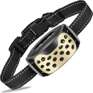 2025 <span class=keywords><strong>Humane</strong></span> No Shock Anti Bark <span class=keywords><strong>Dog</strong></span> <span class=keywords><strong>Collar</strong></span> de entrenamiento impermeable con modo multifunción para perros - Product Image 1