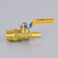 Vanne à boisseau sphérique en laiton de fabrication chinoise (Zhejiang DUNYUN) avec joint en PTFE/NBR, raccord mâle/femelle BSP/NPT, OEM