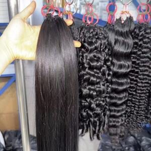 80 Piezas de Cabello Rizado Birmano para Crochet, Cabello Humano para Crochet Passion Twist, Cabello Humano para Crochet Pre-Enlazado con Nudo Milagroso - Product Image 2
