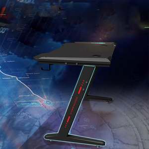 <span class=keywords><strong>Escritorio</strong></span> de juegos con iluminación LED RGB para el hogar, cajas de cartón coloridas, mesa de ordenador para jugadores - Product Image 4