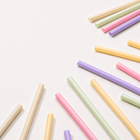 Pailles à boire biodégradables, compostables, dégradables en mer, avec logo personnalisé, vente en gros, écologiques, de qualité alimentaire, en PHA