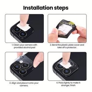 Ultra Thin 9h Clear Tempered Glass <b>Camera</b> <b>Lens</b> Screen <b>Protector</b> for Phone 16 15 14 13 12 11 - Product Image 6