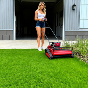 Tondeuse à gazon électrique haute puissance en acier (hauteur réglable) Idéale pour la coupe de l'herbe de jardin - Product Image 2