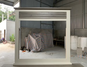 เฟอร์นิเจอร์ห้องนอนขนาดคิงไซส์ทำจากไม้เนื้อแข็งออกแบบให้ปรับแต่งได้สำหรับห้องนั่งเล่นในบ้านหรือห้องนอน - Product Image 4