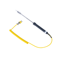 Sonde thermocouple de type R haute température avec sonde à billes céramiques, sonde thermocouple de surface portative, diverses spécifications
