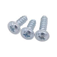 Vis autotaraudeuses à tête cylindrique Torx en acier inoxydable 304 classe 10.9 avec collerette et pointe plate pour plastique K2.5 K3 K4 K5 K6