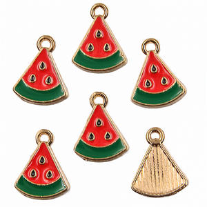 2025, lo último en abalorios de joyería de frutas de aleación esmaltada de alta calidad, perfectos para manualidades de pulseras y collares DIY - Product Image 4