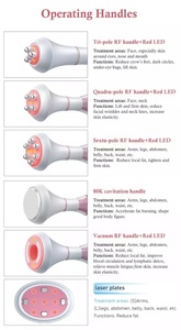 Appareil multifonctionnel Auro 80k 9 en 1 pour <span class=keywords><strong>lipocavitation</strong></span>, aspiration, radiofréquence, raffermissement et rajeunissement de la peau, visage et corps - Product Image 6