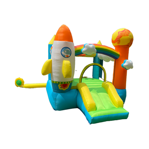 Tobogán de agua inflable personalizado OEM, trampolín de escalada, castillo, trampolín de arco iris, piscina, combinación de rebote, tobogán elástico - Product Image 2