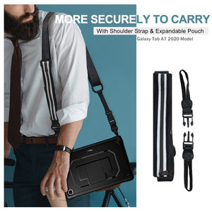 Heavy Duty Caso Tablet Per Samsung Galaxy <span class=keywords><strong>Tab</strong></span> <span class=keywords><strong>A7</strong></span> 10.4 T500 T505 T507 T505N Armatura Della Copertura Cavalletto Cinghia di Spalla Invisibile borsa - Product Image 5