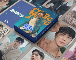 Fototarjetas Holográficas de KPOP <span class=keywords><strong>Idol</strong></span>, 55 Piezas/caja, Bangtan Boys <span class=keywords><strong>JIN</strong></span> Happy, Tarjetas Lomo Láser - Product Image 2