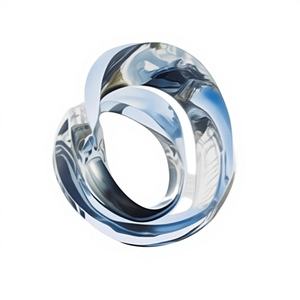 Escultura Vertical de Acero Inoxidable de Gran Escala para Exteriores, Modelo Spirit Fort, para Jardín, Plaza, Oficina, Cafetería, Diseño Moderno y Minimalista - Product Image 1