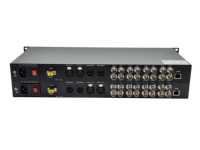 Extender Video 3G-SDI, Audio XLR, dan Gigabit Ethernet over Fiber Optik yang Dapat Disesuaikan