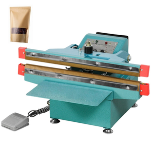 Automatic Plastic Foil Bag Heat Sealer <b>Engine</b> Foot Pedal Electric for Beverage Chemical Use Cartons Aluminium Frame Sealing - Product Image 2