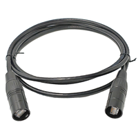 Câble Ethercon HOTION 26AWG à 8 conducteurs en cuivre nu, cordon de raccordement flexible RJ45 Cat6 pour panneaux vidéo LED et armoires