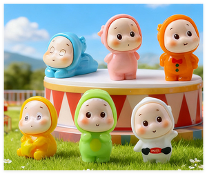 Juguetes en miniatura para niños, personas pequeñas 2026, bonitas muñecas de boda de dibujos animados, figurita para hombre y niño, pequeñas artesanías de resina para bebés y niños - Product Image 6