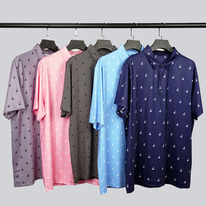 Polos bordados con logotipo personalizado para entrenadores 92 poliéster 8 Spandex diseño personalizado ropa de golf Polo - Product Image 2