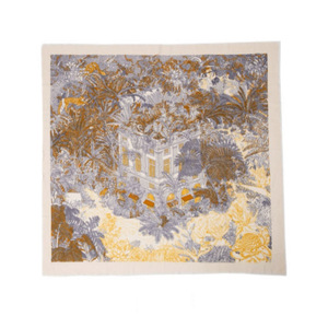 Custom Vintage Abstract Print <b>Scarf</b>, 100cm Wide Soft Breathable Ladies Daily Shawl Bulk Wholesale - Product Image 2