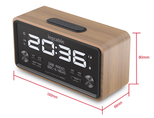 Prêt à expédier W20B DAB/DAB + FM <span class=keywords><strong>Radio</strong></span>-réveil numérique avec grand écran/BT, <span class=keywords><strong>beau</strong></span> design pour chambre cuisine bureau - Product Image 5