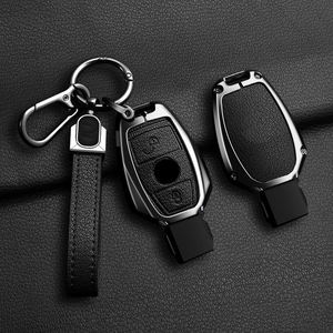 เคสกุญแจรีโมทรถยนต์ Mercedes Benz รุ่น A B G R Class GLA GLK W176 W204 W251 W463  วัสดุโลหะผสมสังกะสี  แบบ 2/3 ปุ่ม พร้อมอุปกรณ์เสริม - Product Image 2