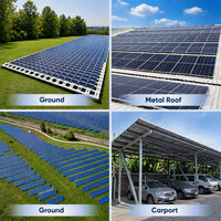Panel Surya Kaca Ganda 700W 720W 730W TOPCon Bifacial Tipe N Half Cut CE TUV untuk Stasiun Terpasang di Tanah