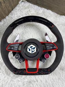 Volante de Fibra de Carbono Compatible con Audi TT R8 TTS TTRS S3 8P MK2 MK3 B8 A3 A4 A5 A6 <span class=keywords><strong>S1</strong></span> S2 S5 RS3 RS4 RS5 RS6 RS7 C6 2008-2012 - Product Image 6