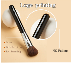 Ensemble de pinceaux de maquillage personnalisés de haute qualité, manche en bois, eyeliner, pinceau à sourcils, poils synthétiques, lèvres, angle d'oeil, outils cosmétiques EMF - Product Image 6