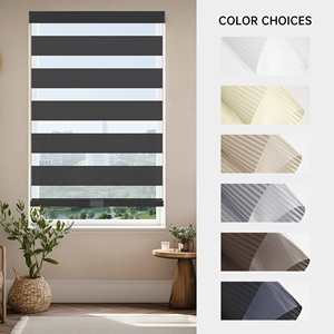 SAMADHI High Quality Custom Size <b>Window</b> Zebra Roller Blinds Cordless <b>Shades</b> Zebra Blinds - Product Image 3