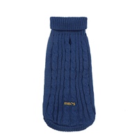 Pull avec cœur pour animaux de compagnie, tricot classique à col roulé pour chiens, vêtements chauds pour petits et grands chiens