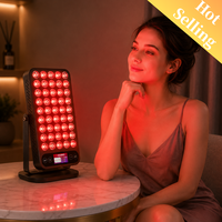 IDEATHERAPY Panneau de luminothérapie LED portable à rotation 360 degrés, mini-appareil à main pour thérapie par lumière rouge et infrarouge proche