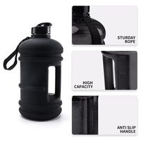 73oz 2,2 L gran capacidad mate personalizado medio galón jarras de agua sin BPA botella de agua a prueba de fugas Fitness gimnasio Camping adultos senderismo