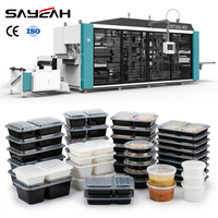 Hoogwaardige PP PS PET PVC Multi-station wegwerp voedselverpakkingsmachines voor plastic thermoforming