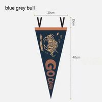 Drapeaux de fanions sportifs promotionnels en feutre, vente en gros d'usine - Bannières publicitaires personnalisées imprimées en sérigraphie, taille et couleur sur mesure, à suspendre