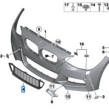 51118048969 Convient pour <span class=keywords><strong>BMW</strong></span> <span class=keywords><strong>1</strong></span> Series F20 Front Band Grid - Product Image 4