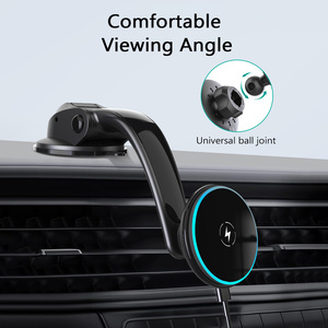 Support de <span class=keywords><strong>voiture</strong></span> <span class=keywords><strong>Chargeur</strong></span> de tableau de bord Support magnétique de <span class=keywords><strong>voiture</strong></span> sans fil Compatible avec <span class=keywords><strong>MagSafe</strong></span> <span class=keywords><strong>Chargeur</strong></span> de <span class=keywords><strong>voiture</strong></span> pour iPhone Caricatore - Product Image 2