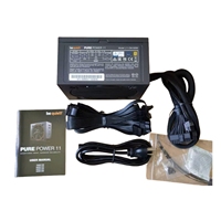 Alimentation électrique modulaire complète Bequiet de style allemand 1000W en cuivre noir et PC, ATX 3.0, fabrication chinoise, sortie 500W