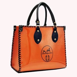 Nouveau Kit DIY de Sac à Main de Marque Célèbre, Sac en Papier Transparent avec Fermeture Ouverte, Sac Fourre-Tout Décontracté en Cuir PU - Product Image 2