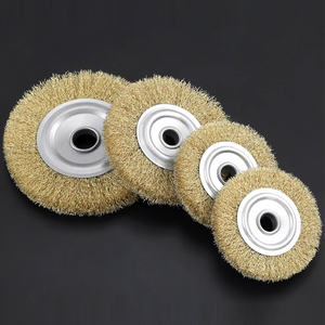 <span class=keywords><strong>Brosse</strong></span> de meulage en aluminium à liaison résineuse avec roue en fil de cuivre industriel durable, prix économique - Product Image 4