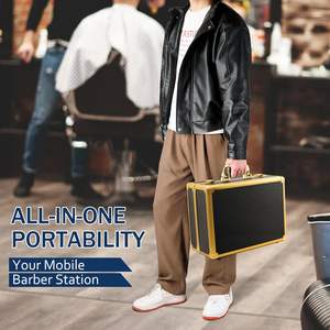 Maletín Profesional para Peluquería, Maleta de Almacenamiento Grande para Salón, Caja de <span class=keywords><strong>Herramientas</strong></span> para Estilista con Compartimentos, No Incluye <span class=keywords><strong>Herramientas</strong></span> - Product Image 2