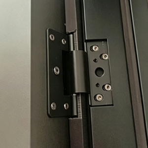 Porte d'entrée double Skyland en alliage d'aluminium de style français avec isolation thermique et pivot en fer forgé pour entrée de villa - Product Image 5